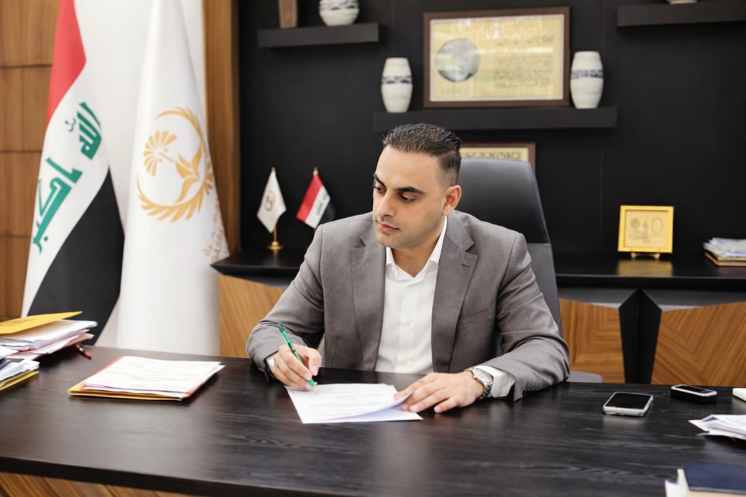 Under Al-Eidani’s guidance... Al-Zubair celebrates flowers until Eid Al-Fitr... government support and municipal organization