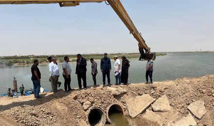 Fresh experimental pumping... Suwayb changes its course... and water is knocking on the doors of thirsty south Basra