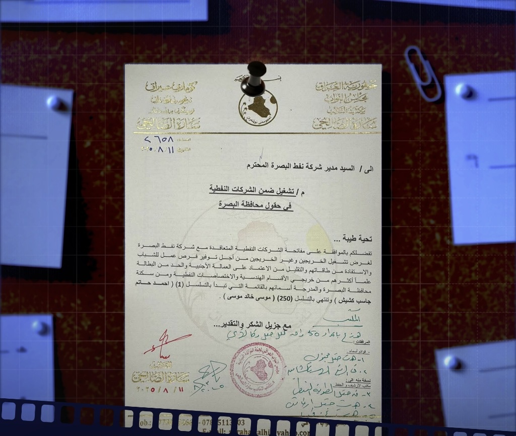 استجابة لطلب النائبة سارة الصالحي.. مدير شركة نفط البصرة يوافق على تشغيل 250 شخصاً