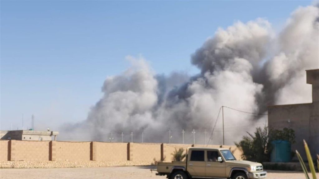 شهيد و5 إصابات بعدوان جوي على الحشد بالقائم